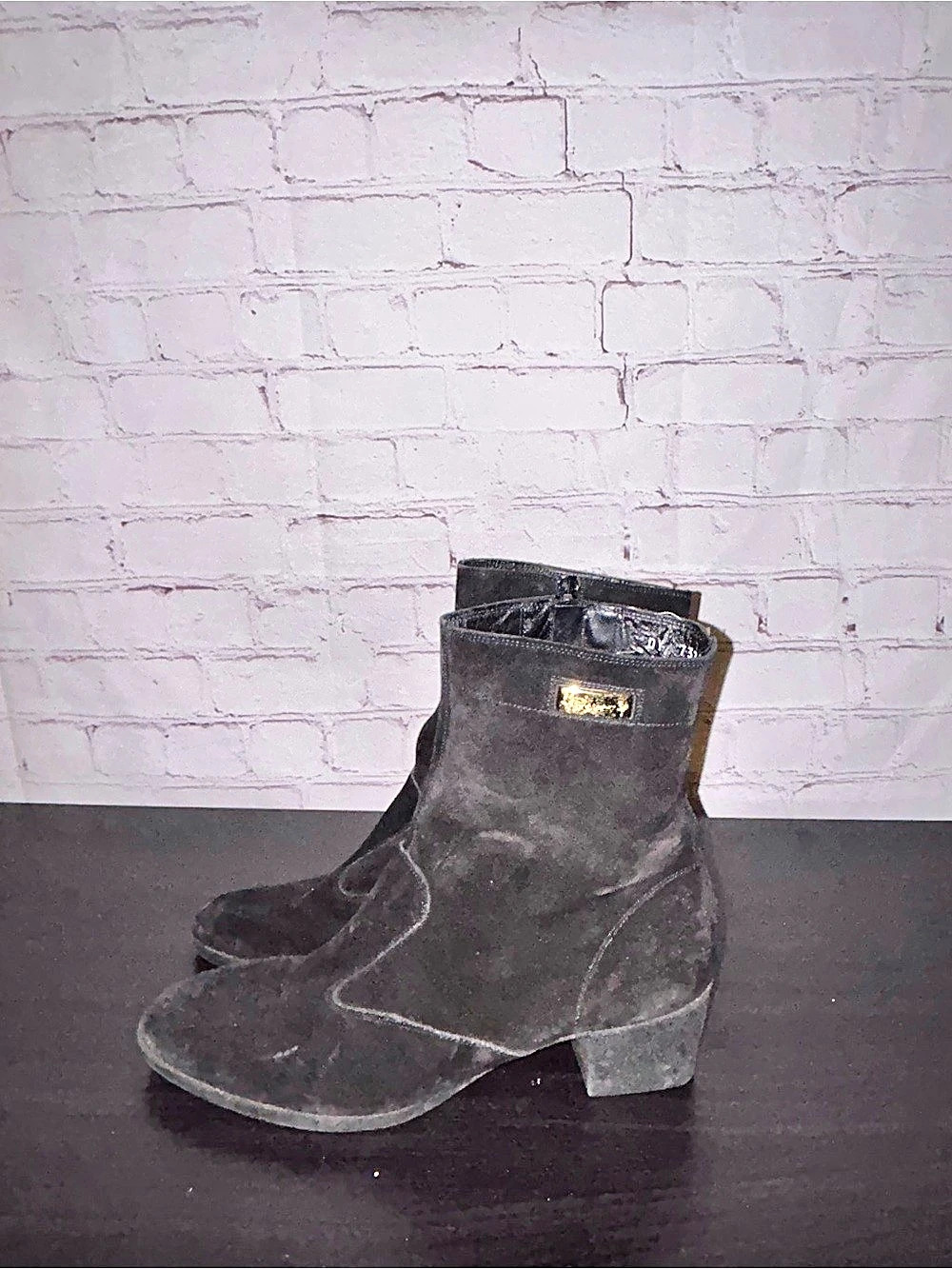 Salvatore Ferragamo Suede Ankle Boots women’s size 8 1/2